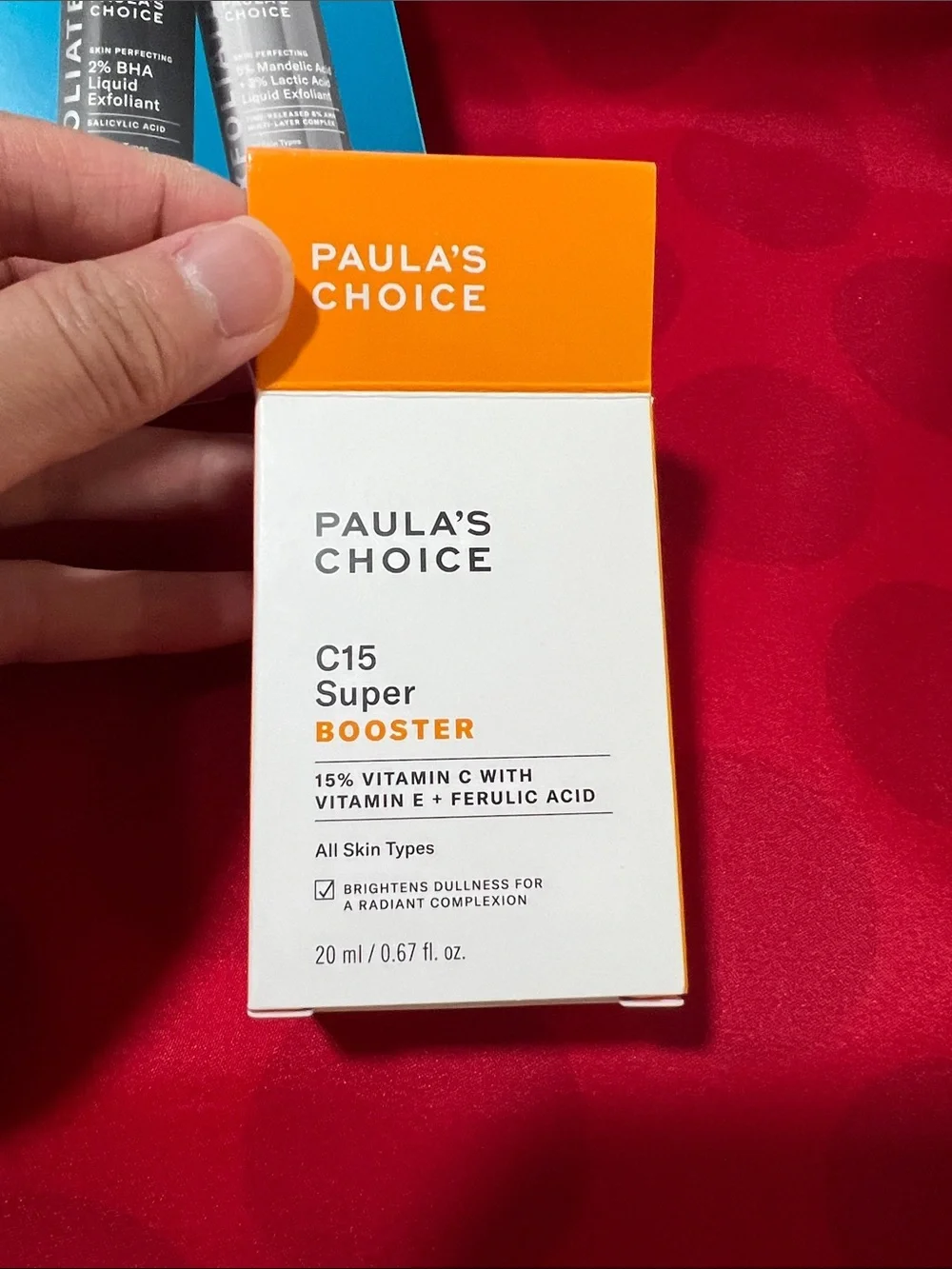 Paula's Choice C15 Super Booster+ FREE Travel size exfoliants+Eye serums+sprayer
